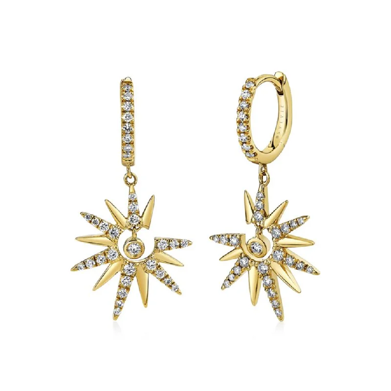Shine In Style – Shop Jewelry Discounts Today 14K Yellow Gold 'Solaz' Diamond Sun Drop Earrings Shine In Style – Shop Jewelry Discounts Today 14K Yellow Gold 'Solaz' Diamond Sun Drop Earrings