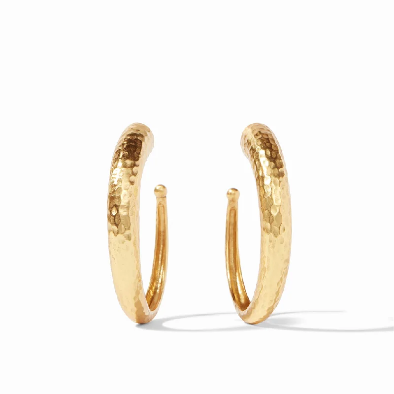 Must-Have Jewelry Pieces At Reduced Prices 24K Yellow Gold Overlay Large Hammered Hoop Earrings Must-Have Jewelry Pieces At Reduced Prices 24K Yellow Gold Overlay Large Hammered Hoop Earrings