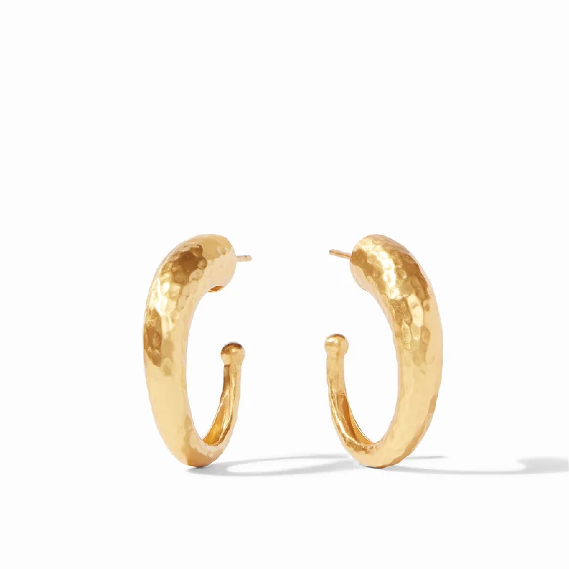 Classic And Modern Jewelry Styles On Sale 24K Yellow Gold Overlay Medium Hammered Hoop Earrings Classic And Modern Jewelry Styles On Sale 24K Yellow Gold Overlay Medium Hammered Hoop Earrings