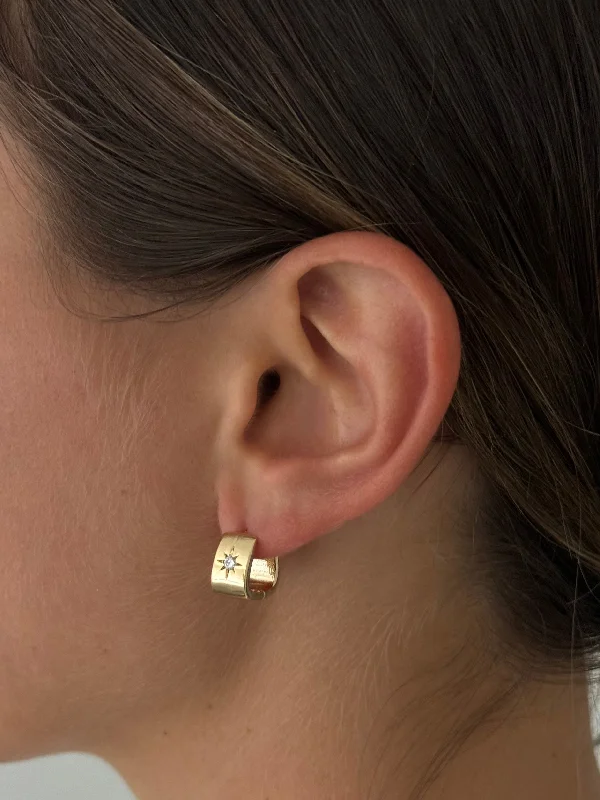 Once-A-Year Jewelry Sale – Grab Your Favorites Now BURST HUGGIE HOOPS
