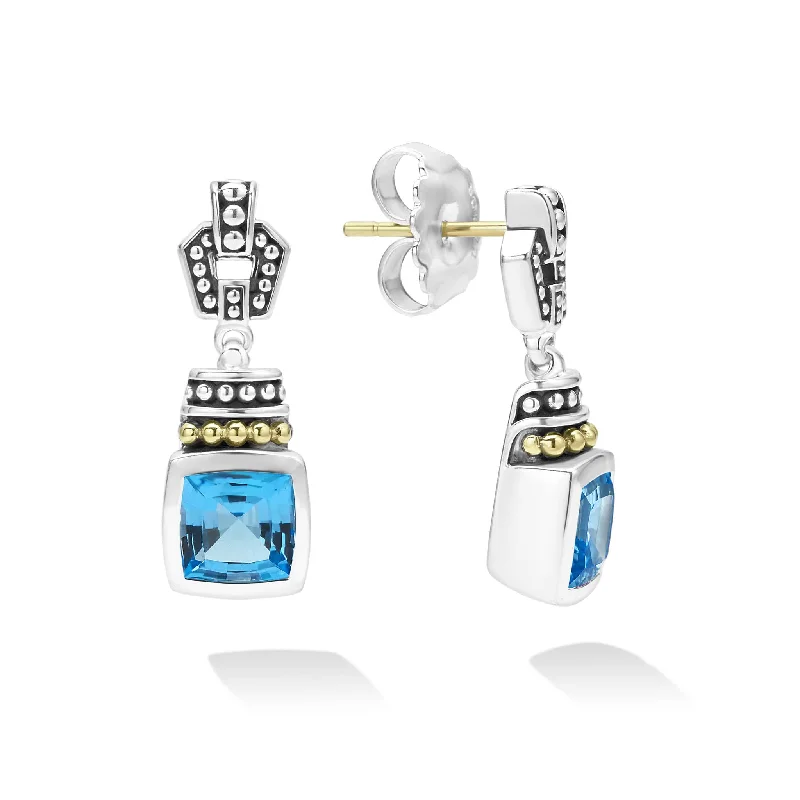 Elegant Jewelry, Affordable Luxury – Shop Now Caviar Color Swiss Blue Topaz Drop Earrings Elegant Jewelry, Affordable Luxury – Shop Now Caviar Color Swiss Blue Topaz Drop Earrings