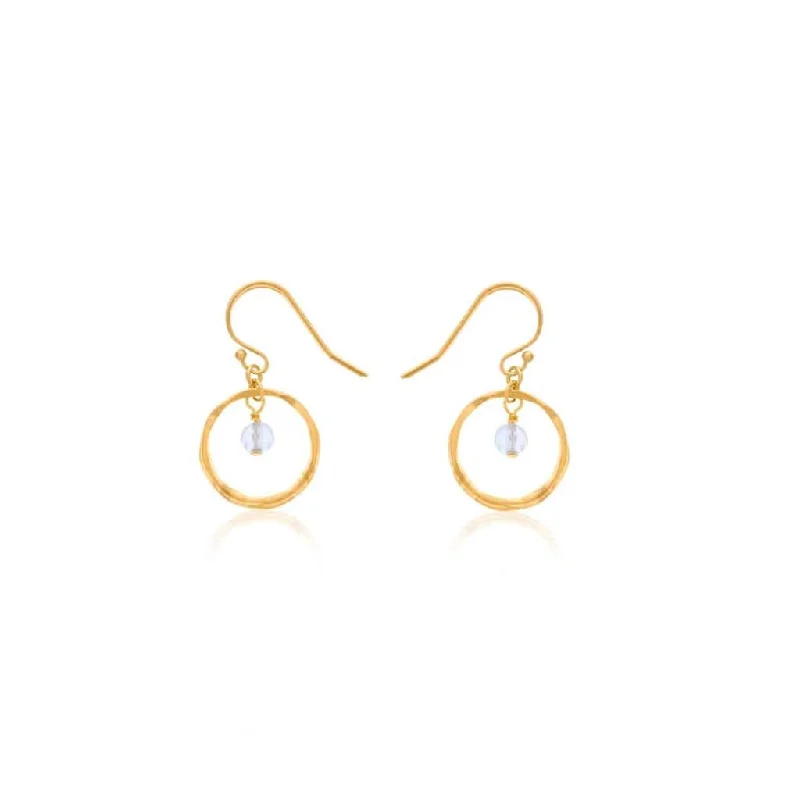 Best Jewelry Sale Prices – Limited-Time Offer April Birthstone Earrings: Gold Filled Circle Earrings With White Topaz Beads Best Jewelry Sale Prices – Limited-Time Offer April Birthstone Earrings: Gold Filled Circle Earrings With White Topaz Beads