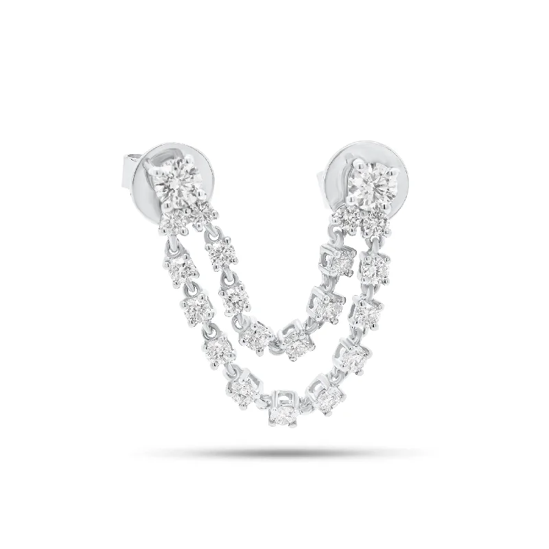Best Jewelry Deals – Premium Quality At Exclusive Discounts Diamond Chain Double Stud Earring Best Jewelry Deals – Premium Quality At Exclusive Discounts Diamond Chain Double Stud Earring