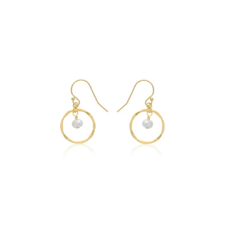 Huge Savings On Timeless Jewelry Collections June Birthstone Earrings: Gold Filled Circle Earrings With Pearl Beads Huge Savings On Timeless Jewelry Collections June Birthstone Earrings: Gold Filled Circle Earrings With Pearl Beads