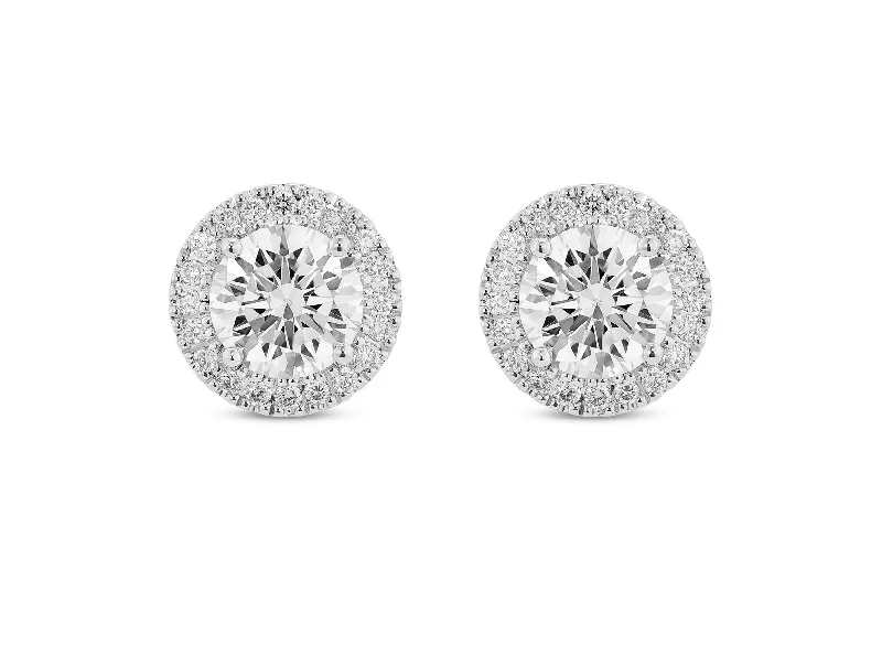 The Ultimate Jewelry Sale – Shop Premium Styles LIGHTBOX Lab-Grown White Diamond 2ct twt Halo Studs set in 14k gold The Ultimate Jewelry Sale – Shop Premium Styles LIGHTBOX Lab-Grown White Diamond 2ct twt Halo Studs set in 14k gold