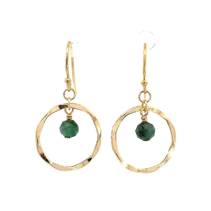Seasonal Jewelry Clearance – Best Styles At The Lowest Prices May Birthstone Earrings: Gold Filled Circle Earrings With Emerald Beads Seasonal Jewelry Clearance – Best Styles At The Lowest Prices May Birthstone Earrings: Gold Filled Circle Earrings With Emerald Beads