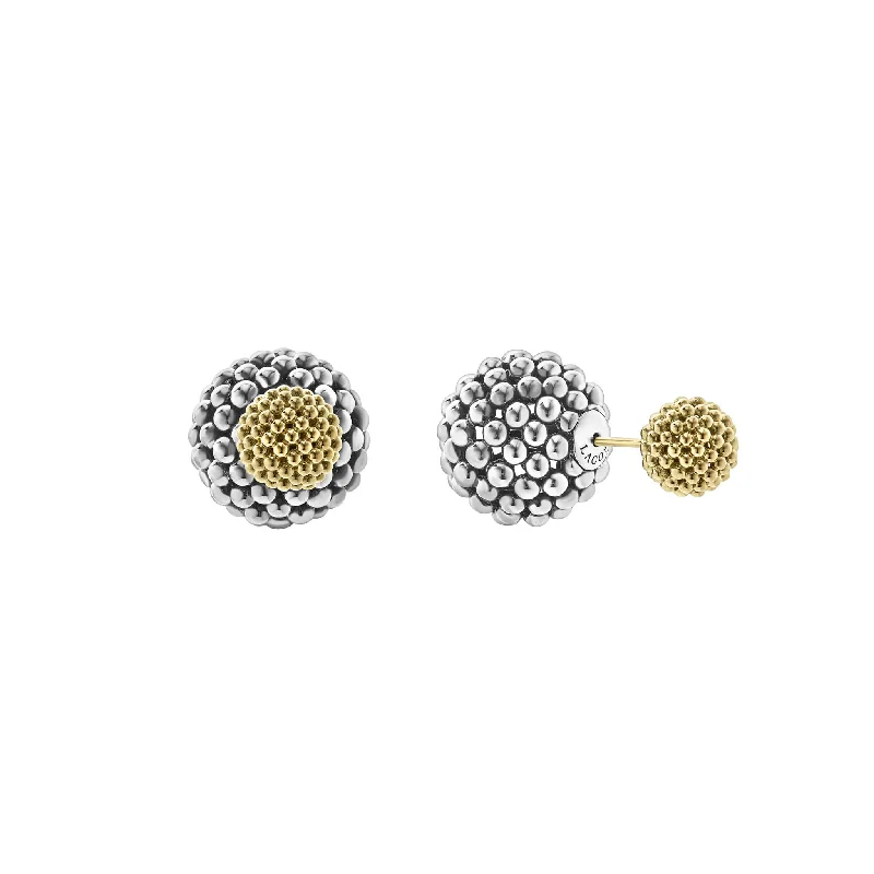 Shop Dazzling Rings, Earrings, And More At Special Discounts Signature Caviar Two-Tone Caviar Front-Back Earrings Shop Dazzling Rings, Earrings, And More At Special Discounts Signature Caviar Two-Tone Caviar Front-Back Earrings