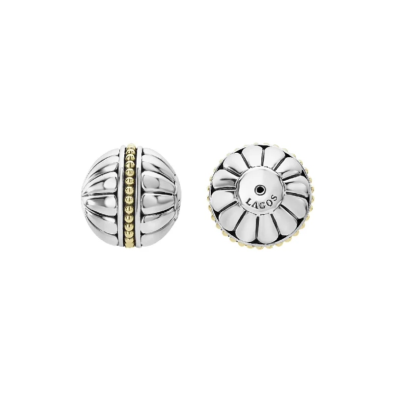 Jewelry Clearance – Final Chance To Save Big Signature Caviar Two-Tone Fluted Earring Backs Jewelry Clearance – Final Chance To Save Big Signature Caviar Two-Tone Fluted Earring Backs