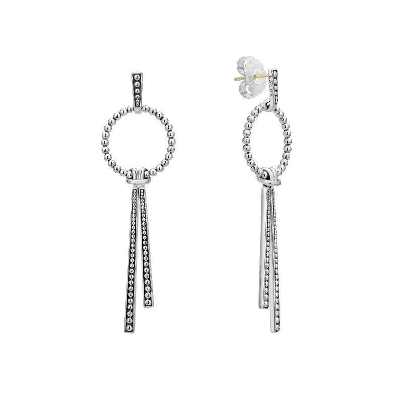 Once-A-Year Jewelry Sale – Grab Your Favorites Now Signature Caviar Double Station Linear Drop Earrings Once-A-Year Jewelry Sale – Grab Your Favorites Now Signature Caviar Double Station Linear Drop Earrings