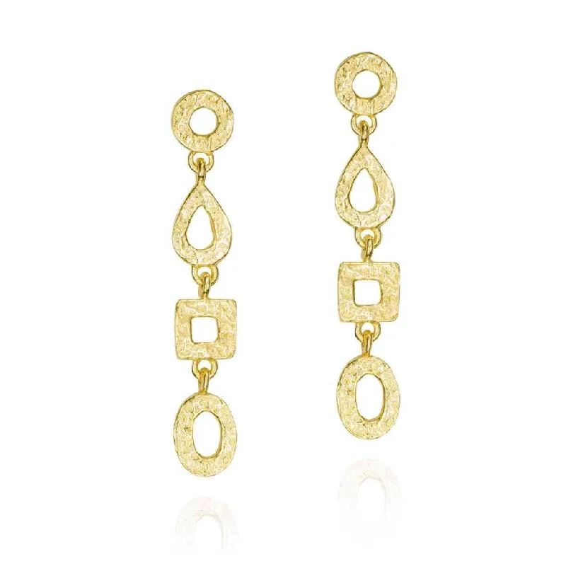 Exclusive Online Jewelry Sale – Don't Wait 18K Yellow Gold Vermeil Geometric Dangle Earrings Exclusive Online Jewelry Sale – Don't Wait 18K Yellow Gold Vermeil Geometric Dangle Earrings