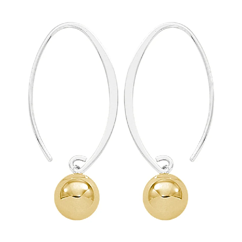 Personalized Jewelry Sale – Meaningful Gifts At Great Prices Sterling Silver And 14K Yellow Gold Plated Sweep Earrings With Ball Dangles Personalized Jewelry Sale – Meaningful Gifts At Great Prices Sterling Silver And 14K Yellow Gold Plated Sweep Earrings With Ball Dangles