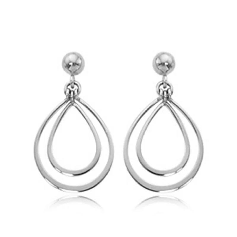 Special Jewelry Deals – Upgrade Your Collection Sterling Silver Double Pear Shaped Drop Earrings Special Jewelry Deals – Upgrade Your Collection Sterling Silver Double Pear Shaped Drop Earrings
