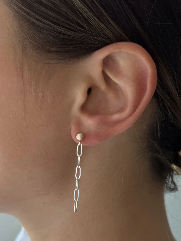 Final Call – Shop Exquisite Jewelry Before It's Gone TWO TONED DROP STUDS
