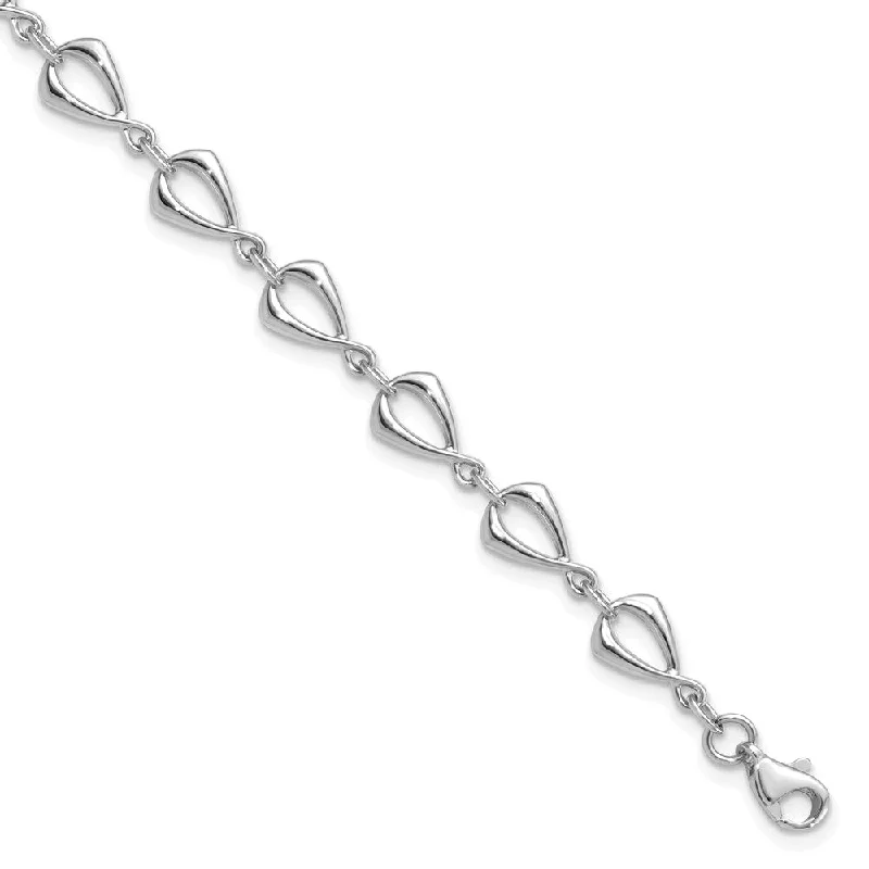 Personalized Jewelry Sale – Meaningful Gifts At Great Prices 14k White Gold 6mm Polished Fancy Link Chain Bracelet, 7.5 Inch Personalized Jewelry Sale – Meaningful Gifts At Great Prices 14k White Gold 6mm Polished Fancy Link Chain Bracelet, 7.5 Inch