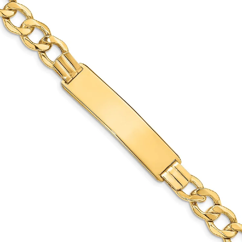 Buy More, Save More On Stunning Jewelry Pieces 14k Yellow Gold Curb Link 8mm I.D. Bracelet - 8 Inch Buy More, Save More On Stunning Jewelry Pieces 14k Yellow Gold Curb Link 8mm I.D. Bracelet - 8 Inch