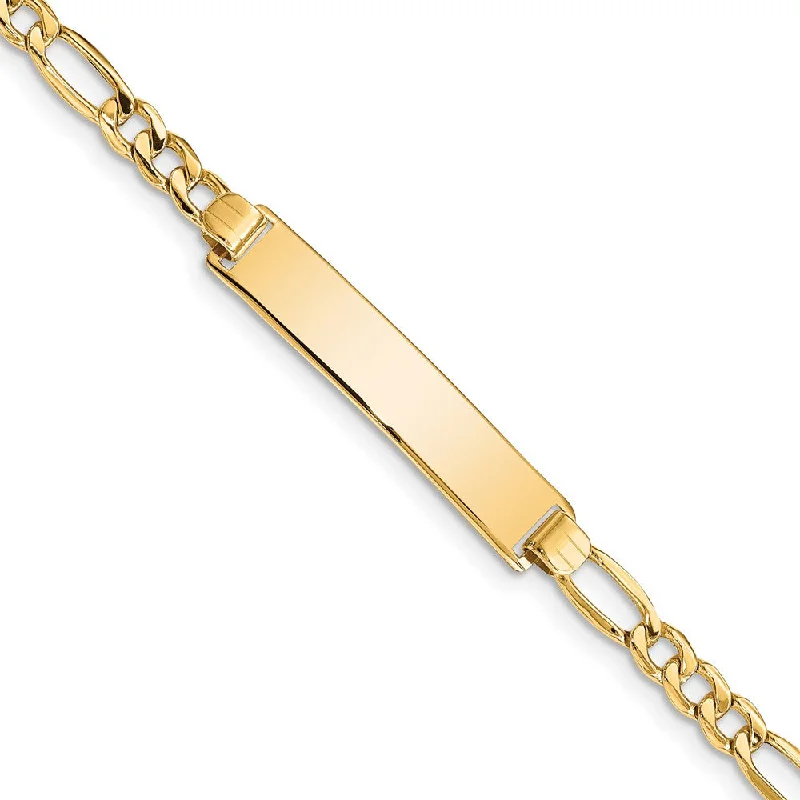 Luxury Jewelry Clearance – Shop Premium Styles Now 14k Yellow Gold I.D. Bracelet with Lobster Clasp, 7 Inch Luxury Jewelry Clearance – Shop Premium Styles Now 14k Yellow Gold I.D. Bracelet with Lobster Clasp, 7 Inch