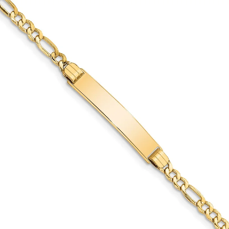 Save On Luxury Jewelry Pieces – Limited-Time Offers 14k Yellow Gold Polished I.D. Bracelet - 7 Inch Save On Luxury Jewelry Pieces – Limited-Time Offers 14k Yellow Gold Polished I.D. Bracelet - 7 Inch