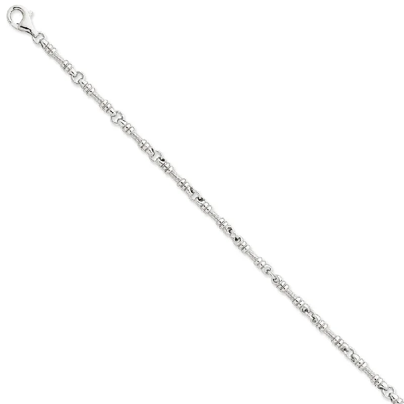 Exclusive Jewelry Bundles At Discounted Prices 3.25mm 14k White Gold Fancy Link Chain Bracelet Exclusive Jewelry Bundles At Discounted Prices 3.25mm 14k White Gold Fancy Link Chain Bracelet