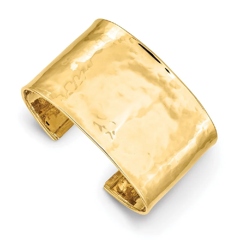 The Perfect Jewelry Piece At The Perfect Discount 37mm 14k Yellow Gold Hammered Solid Cuff Bangle Bracelet The Perfect Jewelry Piece At The Perfect Discount 37mm 14k Yellow Gold Hammered Solid Cuff Bangle Bracelet