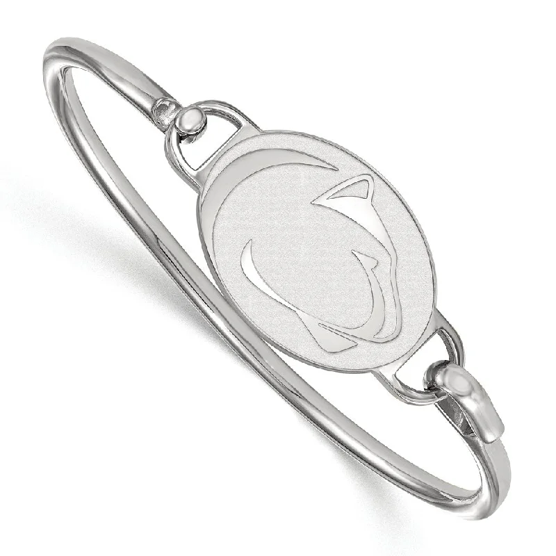 Grab Your Favorite Jewelry At The Lowest Prices Sterling Silver Penn State University Bangle, 7 Inch Grab Your Favorite Jewelry At The Lowest Prices Sterling Silver Penn State University Bangle, 7 Inch