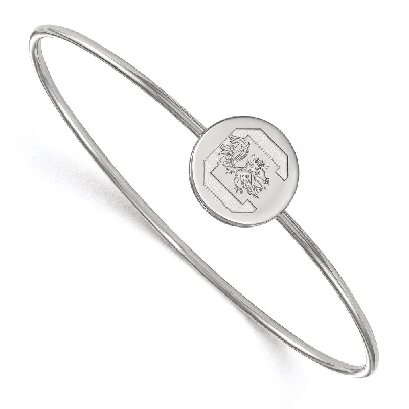Seasonal Jewelry Deals – Elevate Your Style Sterling Silver U. of South Carolina Gamecock Bangle, 7 Inch Seasonal Jewelry Deals – Elevate Your Style Sterling Silver U. of South Carolina Gamecock Bangle, 7 Inch