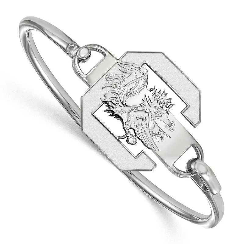 Limited-Time Offer On Elegant Jewelry Pieces Sterling Silver University of South Carolina Bangle, 7 Inch Limited-Time Offer On Elegant Jewelry Pieces Sterling Silver University of South Carolina Bangle, 7 Inch