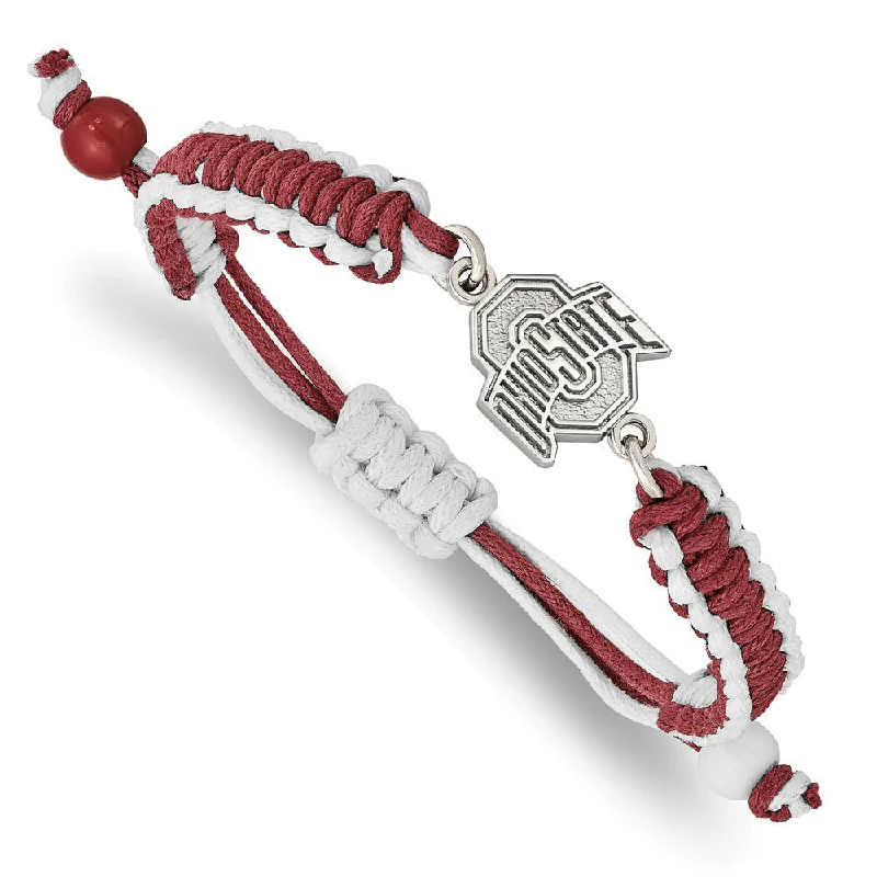 Personalized Jewelry Sale – Unique Gifts At Low Prices Stainless Steel Ohio State Adjustable Nylon Cord Bracelet, 9 Inch Personalized Jewelry Sale – Unique Gifts At Low Prices Stainless Steel Ohio State Adjustable Nylon Cord Bracelet, 9 Inch