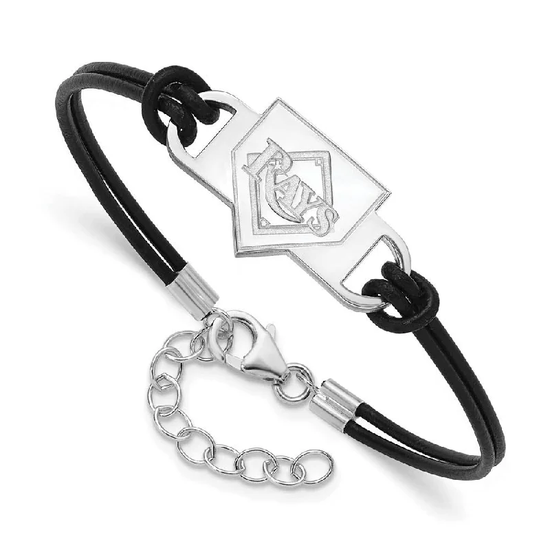 Handcrafted Jewelry Sale – Unique Designs At Low Prices Sterling Silver MLB Tampa Bay Rays Homeplate Leather Bracelet, 7 Inch Handcrafted Jewelry Sale – Unique Designs At Low Prices Sterling Silver MLB Tampa Bay Rays Homeplate Leather Bracelet, 7 Inch