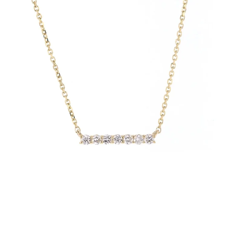 Beautiful Jewelry, Breathtaking Discounts – Hurry In 0.24 ctw Diamond Bar Necklace Beautiful Jewelry, Breathtaking Discounts – Hurry In 0.24 ctw Diamond Bar Necklace