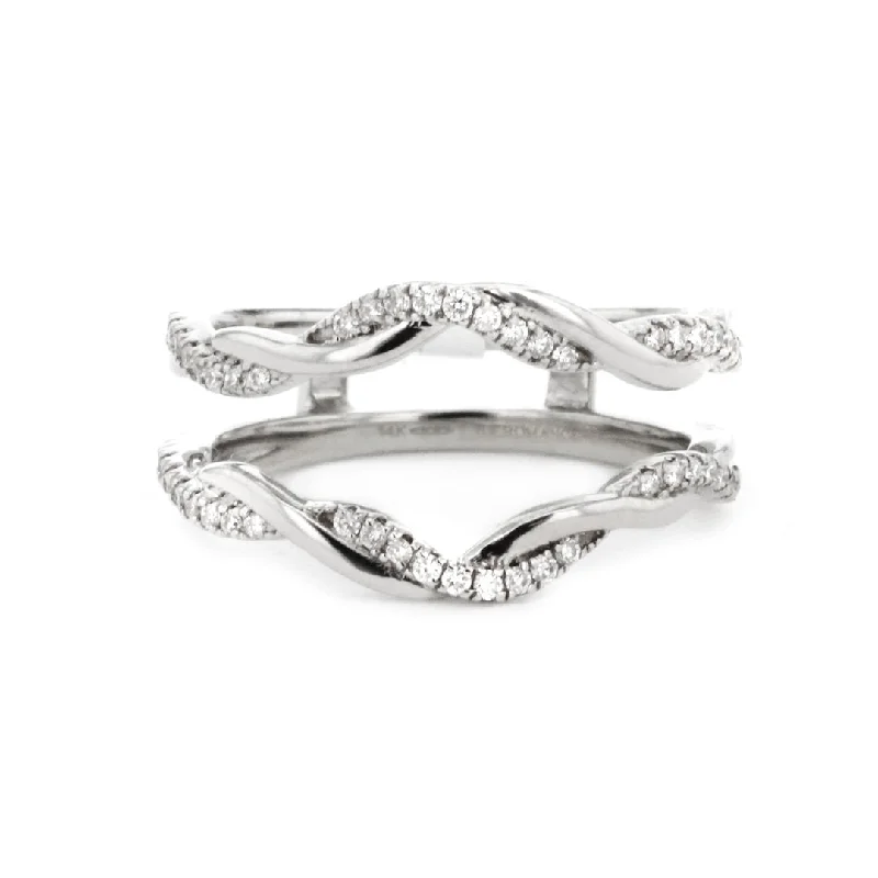 Timeless Jewelry, Timeless Savings – Don't Wait 0.27 ctw Diamond Guard Contour Band Timeless Jewelry, Timeless Savings – Don't Wait 0.27 ctw Diamond Guard Contour Band
