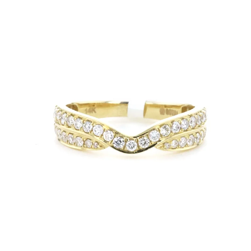 Shop Dazzling Jewelry With Special Promotional Discounts 0.44 ctw Diamond Contour Band Shop Dazzling Jewelry With Special Promotional Discounts 0.44 ctw Diamond Contour Band
