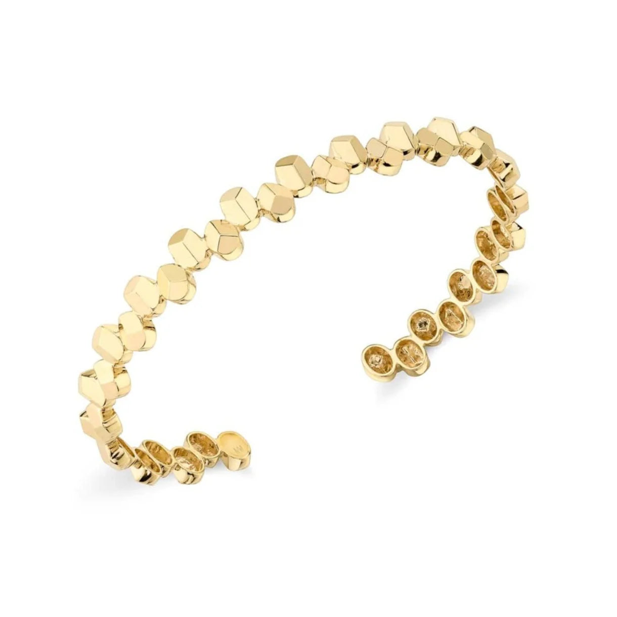 Trendy And Classic Jewelry Now At Reduced Prices 14 Karat Yellow Gold Repeat Shape Cuff Bracelet Trendy And Classic Jewelry Now At Reduced Prices 14 Karat Yellow Gold Repeat Shape Cuff Bracelet