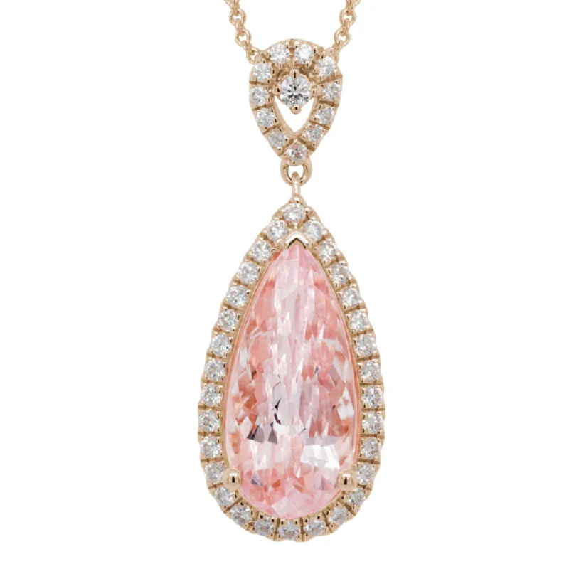 Last Chance To Shop High-End Jewelry At Markdown Prices 14k Rose Gold Morganite Pendant Last Chance To Shop High-End Jewelry At Markdown Prices 14k Rose Gold Morganite Pendant