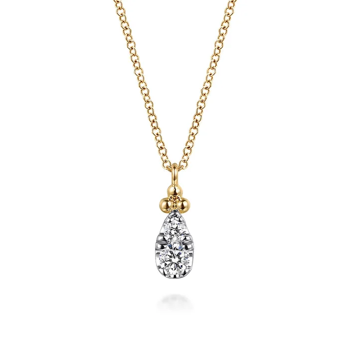 Huge Markdowns On Premium Jewelry Styles 14K Yellow Gold Diamond Bujukan Teardrop Pendant Necklace Huge Markdowns On Premium Jewelry Styles 14K Yellow Gold Diamond Bujukan Teardrop Pendant Necklace