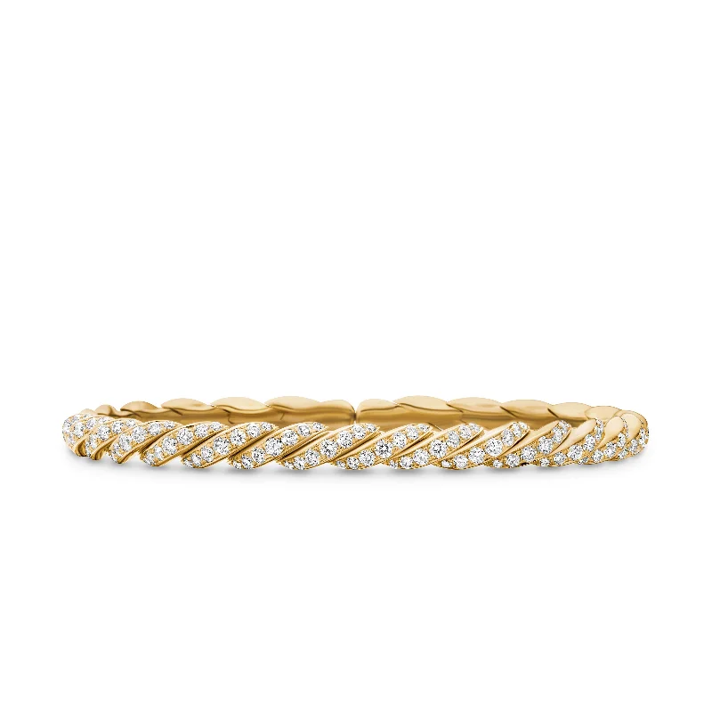 Best-Selling Jewelry Styles Now At Exclusive Discounts Sculpted Cable Flex Bracelet in 18K Yellow Gold with Diamonds\, 5mm Best-Selling Jewelry Styles Now At Exclusive Discounts Sculpted Cable Flex Bracelet in 18K Yellow Gold with Diamonds\, 5mm