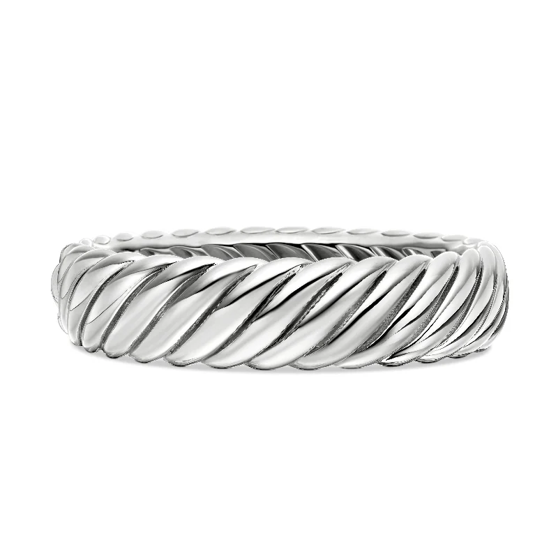 Unmissable Discounts On Timeless Jewelry Pieces Sculpted Cable Bracelet in Sterling Silver\, 17mm Unmissable Discounts On Timeless Jewelry Pieces Sculpted Cable Bracelet in Sterling Silver\, 17mm