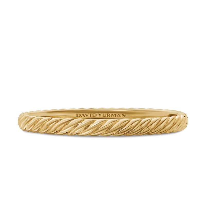 Don't Miss Our Biggest Jewelry Sale Of The Season Sculpted Cable Bangle Bracelet in 18K Yellow Gold\, 6.2mm Don't Miss Our Biggest Jewelry Sale Of The Season Sculpted Cable Bangle Bracelet in 18K Yellow Gold\, 6.2mm