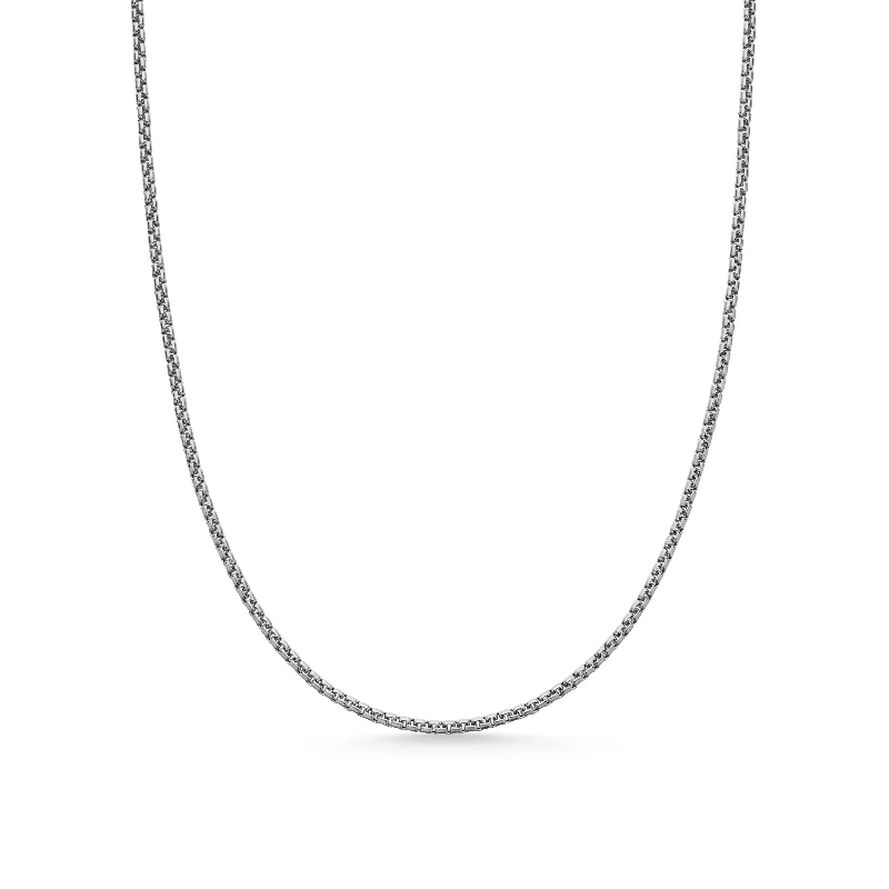 Dainty And Elegant Jewelry Now At Reduced Prices Box Chain Necklace in Sterling Silver with 14K Yellow Gold Accent\, 1.7mm Dainty And Elegant Jewelry Now At Reduced Prices Box Chain Necklace in Sterling Silver with 14K Yellow Gold Accent\, 1.7mm
