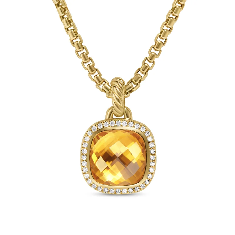 Buy More, Save More On Stunning Jewelry Pieces Albion® Pendant in 18K Yellow Gold with Citrine and Diamonds\, 11mm Buy More, Save More On Stunning Jewelry Pieces Albion® Pendant in 18K Yellow Gold with Citrine and Diamonds\, 11mm