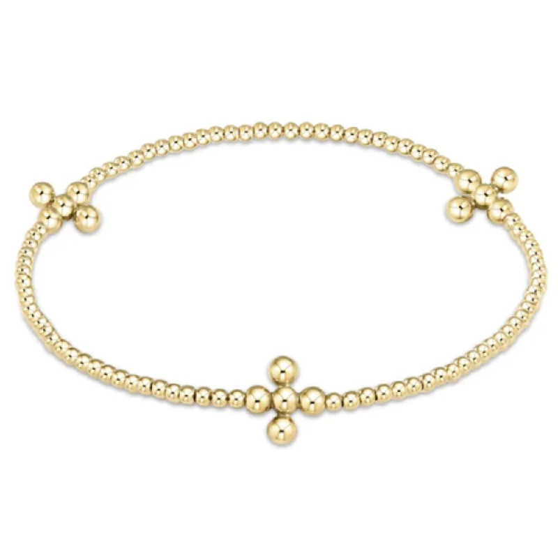 Fine Jewelry, Limited-Time Offers Available enewton 6.25" Signature Cross Gold Pattern 2mm Bead Bracelet-Classic Beaded Signature Cross Gold-3mm Bead Gold Fine Jewelry, Limited-Time Offers Available enewton 6.25" Signature Cross Gold Pattern 2mm Bead Bracelet-Classic Beaded Signature Cross Gold-3mm Bead Gold
