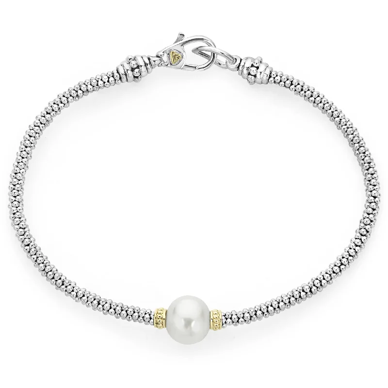 High-End Jewelry, Now More Affordable Than Ever Lagos Luna Single Pearl Caviar Bracelet High-End Jewelry, Now More Affordable Than Ever Lagos Luna Single Pearl Caviar Bracelet