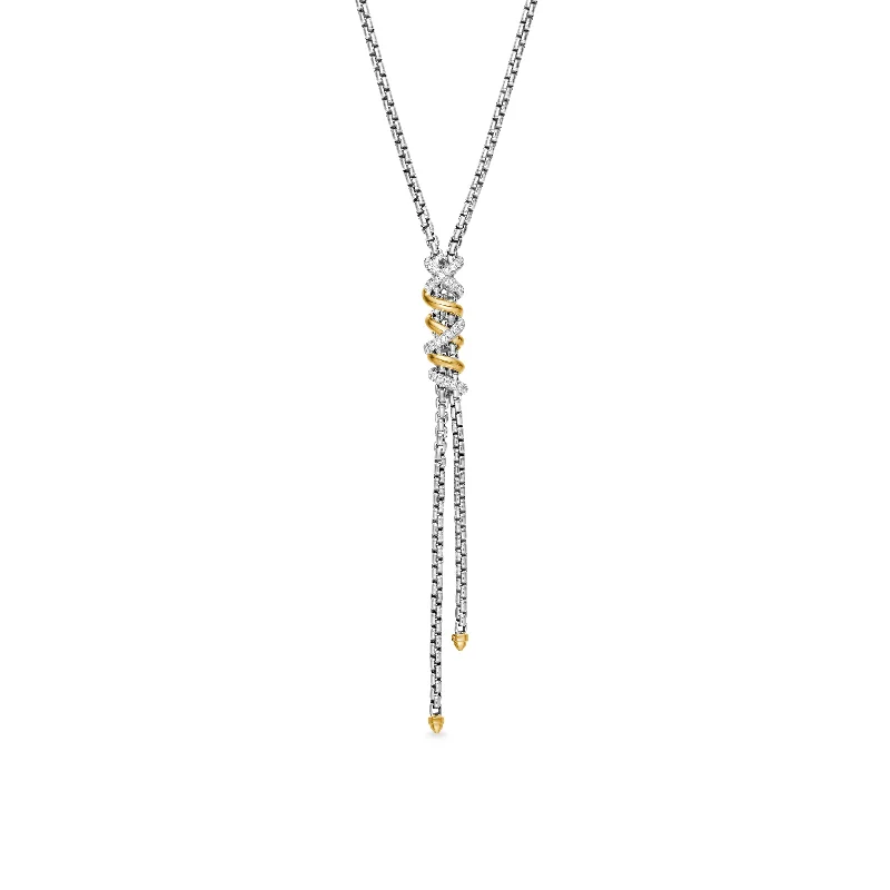 Exclusive Online Discounts On Stylish Jewelry Helena Y Necklace in Sterling Silver with 18K Yellow Gold with Diamonds Exclusive Online Discounts On Stylish Jewelry Helena Y Necklace in Sterling Silver with 18K Yellow Gold with Diamonds