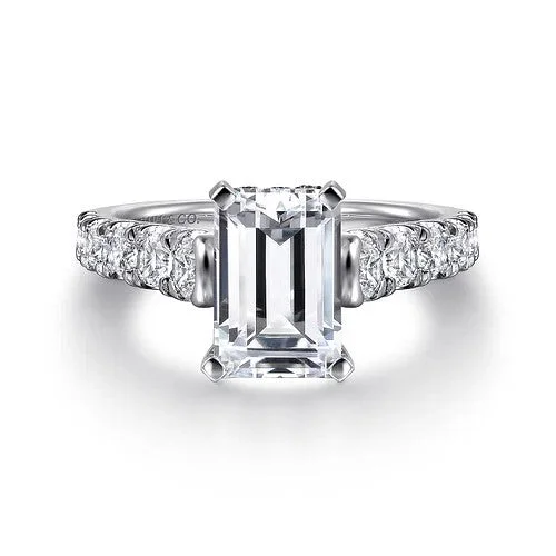 Timeless Beauty, Unbeatable Deals – Jewelry Sale On Piper - 14K White Gold Emerald Cut Diamond Engagement Ring (Setting Only) Timeless Beauty, Unbeatable Deals – Jewelry Sale On Piper - 14K White Gold Emerald Cut Diamond Engagement Ring (Setting Only)