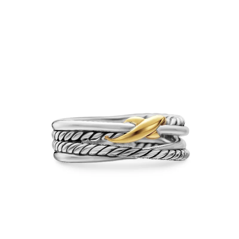 Exclusive Gemstone Jewelry Markdowns – Shop Now X Crossover Band Ring in Sterling Silver with 18K Yellow Gold\, 6mm Exclusive Gemstone Jewelry Markdowns – Shop Now X Crossover Band Ring in Sterling Silver with 18K Yellow Gold\, 6mm