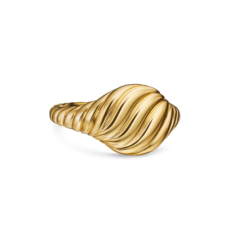 Elegant Jewelry At Unbeatable Prices – Shop Today Sculpted Cable Pinky Ring in 18K Yellow Gold\, 9.7mm Elegant Jewelry At Unbeatable Prices – Shop Today Sculpted Cable Pinky Ring in 18K Yellow Gold\, 9.7mm