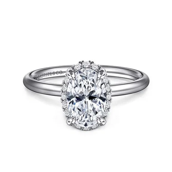 Jewelry Sale Alert – Shop Timeless Elegance Today Seattle - 14K White Gold Oval Hidden Halo Diamond Engagement Ring (Setting Only) Jewelry Sale Alert – Shop Timeless Elegance Today Seattle - 14K White Gold Oval Hidden Halo Diamond Engagement Ring (Setting Only)