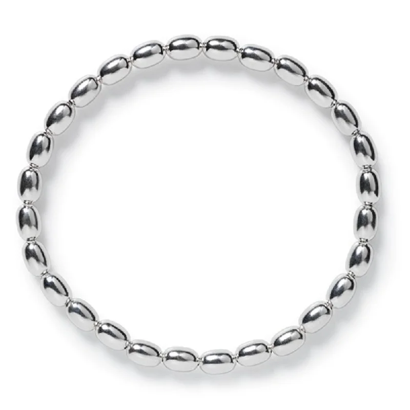 Personalized Jewelry Sale – Meaningful Gifts At Great Prices Sterling Silver Elastic Rice Bead Bracelet Personalized Jewelry Sale – Meaningful Gifts At Great Prices Sterling Silver Elastic Rice Bead Bracelet