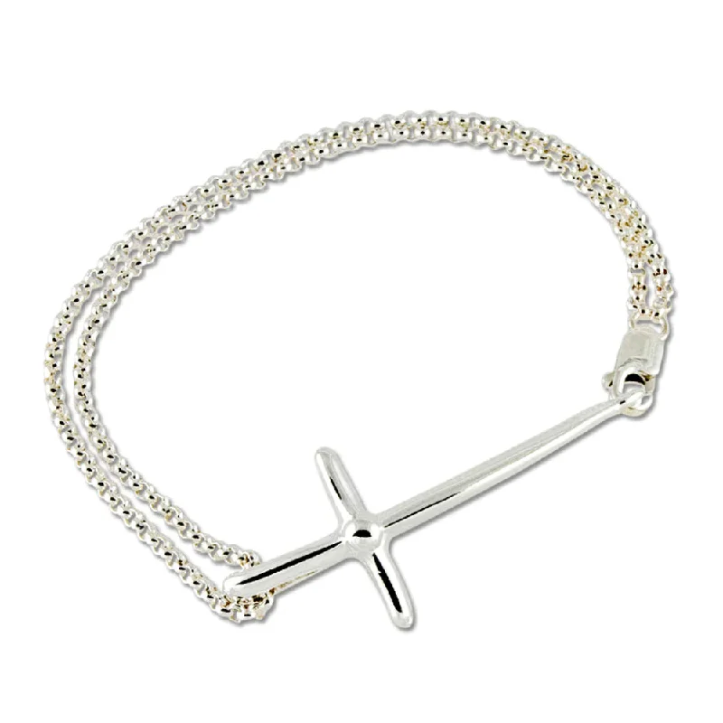Best Jewelry Deals – Shop Premium Pieces At Great Prices Sterling Silver Sideways Cross Bracelet Best Jewelry Deals – Shop Premium Pieces At Great Prices Sterling Silver Sideways Cross Bracelet
