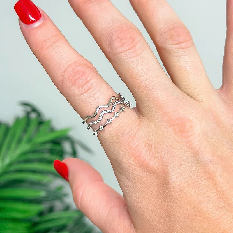 Best Jewelry Sale Prices – Limited-Time Offer Triple Set Rings - Silver by B.B. Lila Best Jewelry Sale Prices – Limited-Time Offer Triple Set Rings - Silver by B.B. Lila